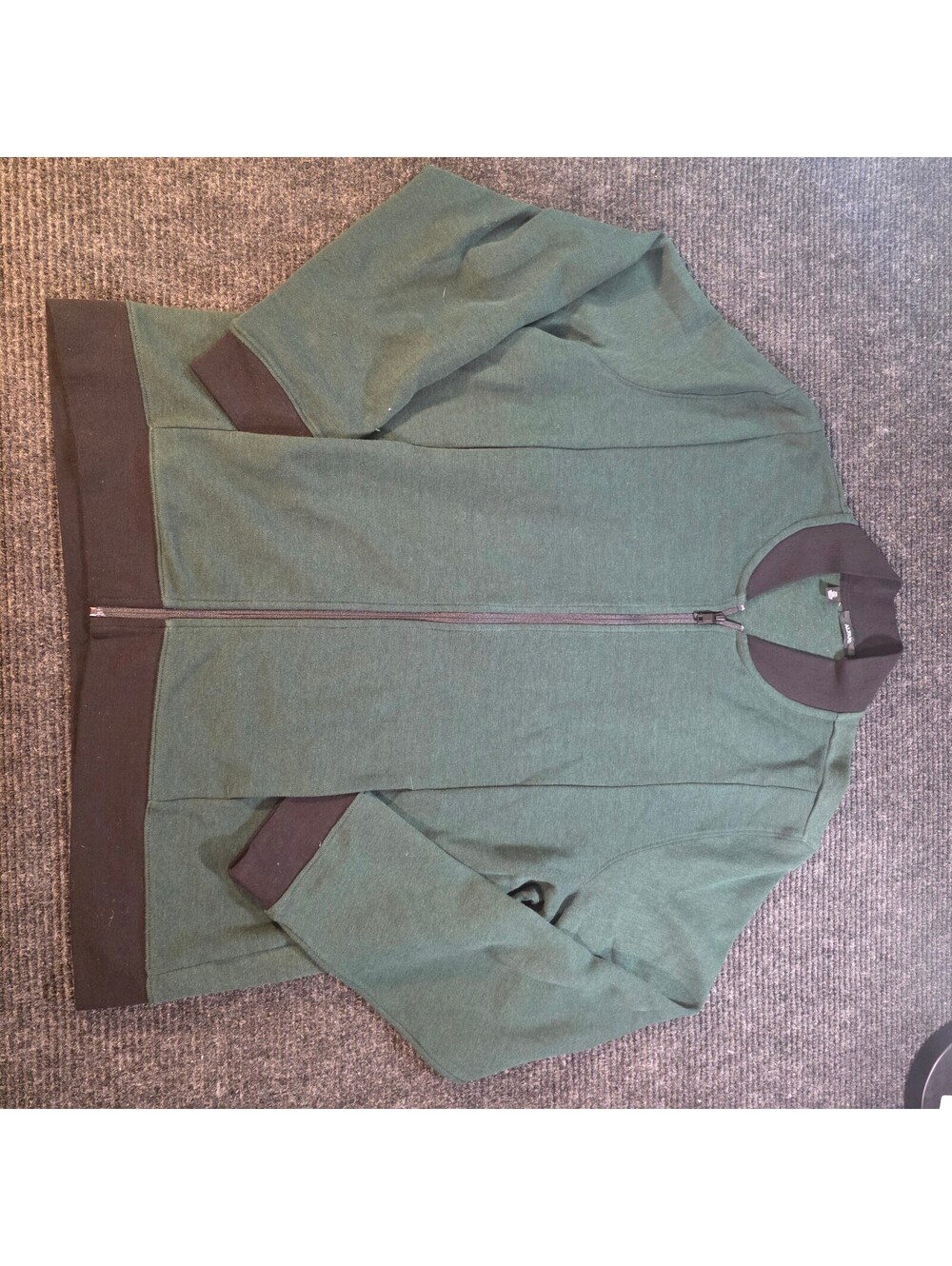 Alfani Men's Green and Black Bomber Jacket XXL